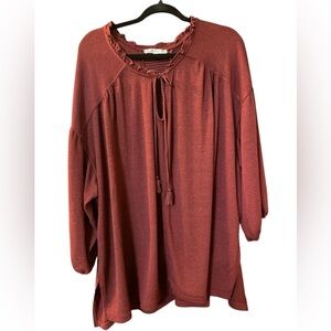 Seven7 Premium Quality Brand 
EST. 1964 
Burgundy Shirt.